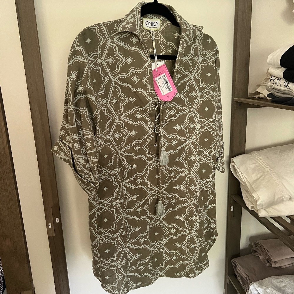 BRAND NEW Omika Green Tunic Dress